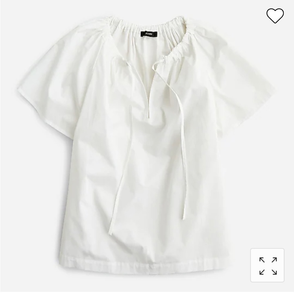 NWT J Crew Tie- neck top